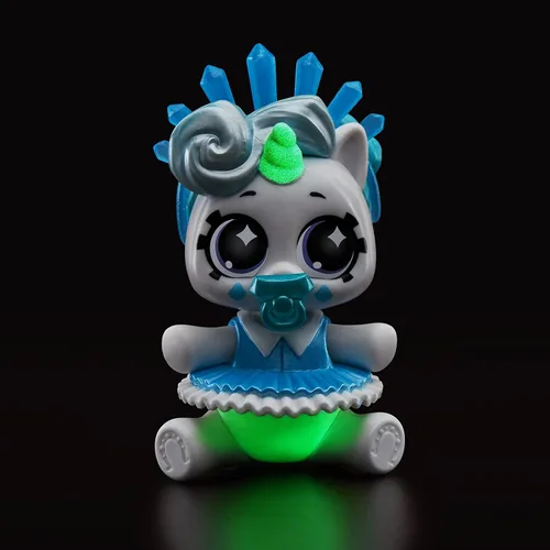 Miniatura 5 de 5 Surprise Unicorn Squad Series 6 - Escuadrón resplandor de unicornio recién nacido (paquete de 2) por ZURU, juguetes coleccionables misteriosos