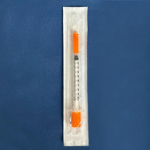 Miniatura 5 de U-100 Jeringa de 1mL con agujas de 30G de 1/2 pulgada, paquete individual de 100