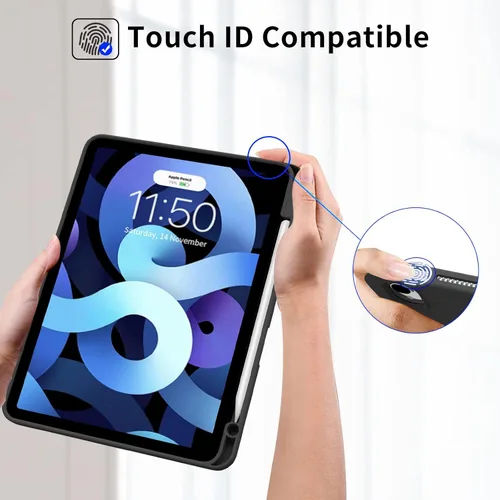 Miniatura 8 de kenke - Funda para iPad Air de 11 pulgadas M3/M2 (2025/2024), iPad Air de 5ª/4ª generación (2022/2020) de 10.9 pulgadas, funda delgada con soporte