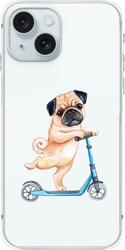 Miniatura 9 de Blingy's Funda para iPhone 15, lindo diseño de perro de dibujos animados, divertido estilo de mascota, diseño de animales divertidos, funda Perros