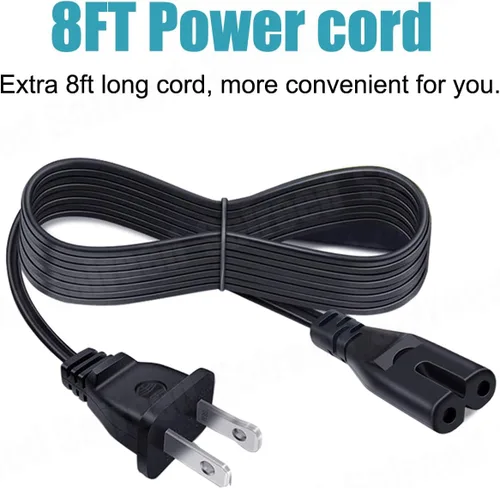 Miniatura 6 de Cable de alimentación para impresora de CA de 8 pies para HP OfficeJet Pro 8025 5212 6978 3830 5255 9015 4650 9025 8710 8720 6968 8610 Photosmart