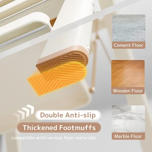 Miniatura 5 de Escalera plegable de 2 escalones con pedal ancho antideslizante, capacidad de 330 libras, escalera portátil ligera para uso en el hogar y la cocina