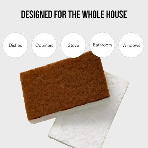 Miniatura 7 de Public Goods Esponja para fregar Esponjas de limpieza y fregado para platos y fregadero de cocina Esponjas naturales a base de plantas Paquete