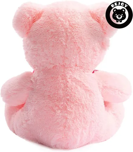 Miniatura 6 de BEJOY Oso de peluche animales de peluche oso de peluche sosteniendo rosa suave peluche regalo 16 pulgadas rosa