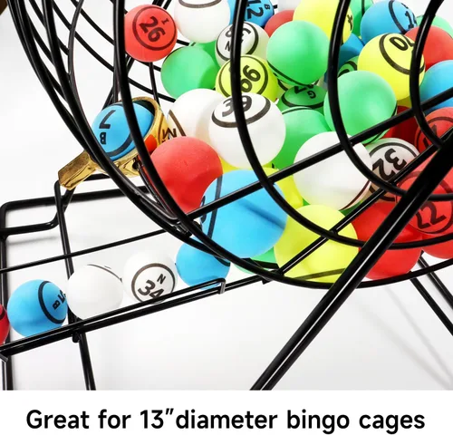 Miniatura 4 de GSE Games & Sports Expert Bingo Balls - Ping Pong Size Balls for Large Bingo Cage, Bingo Calling Balls for Parties, Prize Raffles, Family Game Nights