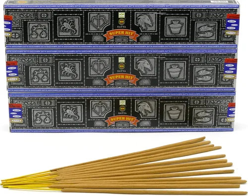 Miniatura 11 de Satya Palo Santo 15 gramos x 3 paquetes de varillas de incienso para positividad, meditación, relajación, yoga, sanación