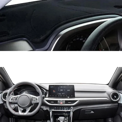 Cubierta interior del salpicadero del coche para Kias K3 Cerato 2019-2022 LHD RHD alfombra alfombra parasol alfombra anti-UV 2021 2020 (color negro
