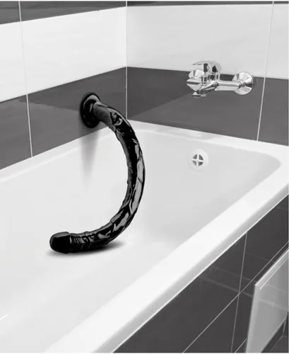 Miniatura 5 de Hosed Consolador anal realista de 19 pulgadas Tapón trasero extra largo para penetración más profunda, juguete sexual realista para hombres