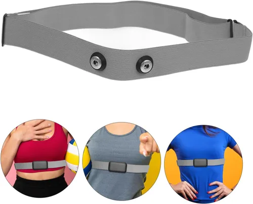 Miniatura 8 de Correa deportiva de repuesto para el pecho, cómodo monitor elástico para un seguimiento preciso para actividades al aire libre y sesiones de fitness