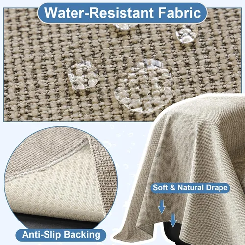 Miniatura 233 de STACYPIK Funda de sofá gris impermeable para perros, funda de sofá antideslizante para sofá de 3 cojines, funda seccional lavable para forma de L