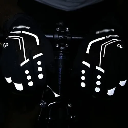Miniatura 5 de WSSBK - Guantes de ciclismo de invierno, con almohadilla de gel, térmicos, para hombres y mujeres, para deportes al aire libre, guantes de esquí
