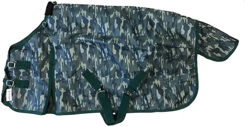 Miniatura 3 de Manta impermeable de poni 1200D, color negro, 50