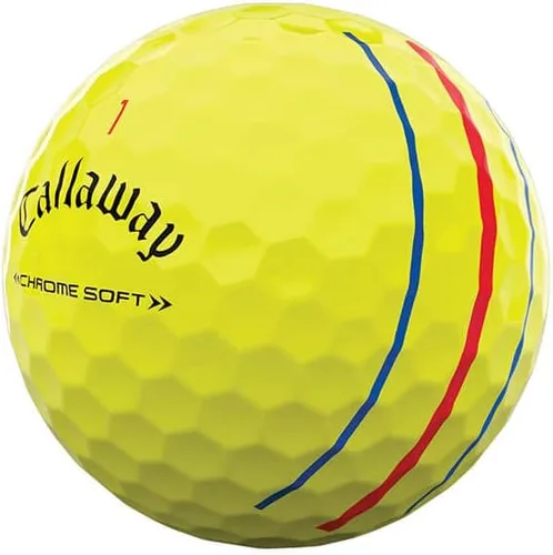 Miniatura 4 de Callaway Pelotas de golf suaves cromadas 2022 (True Track (rojo/azul)