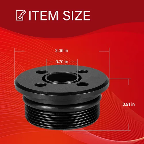 Miniatura 7 de 2 PIEZAS Tapa de Moldura Cilindro Con Sellos 48630-96J01 Compatible con Suzuki Yamaha 115-300 HP Fuera de Borda Tapa de Extremo de Trim & Tilt
