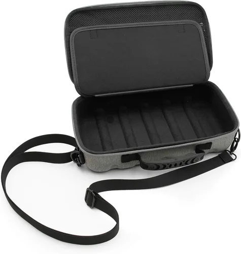 Miniatura 9 de CASEMATIX Estuche para cortapelos con capacidad para tres cortadoras eléctricas, timbres de pelo, recortadoras, rematadores en T, estuche de viaje