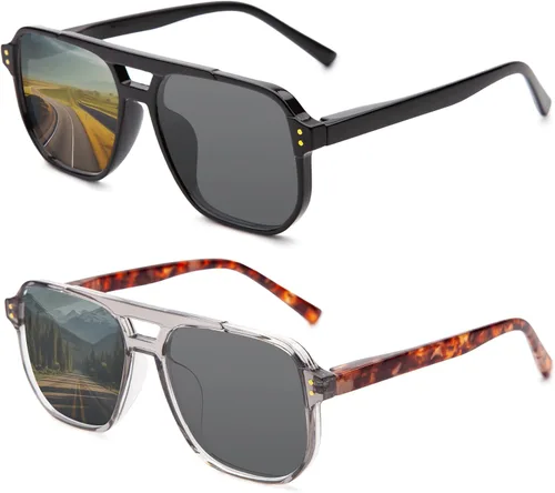 Miniatura 10 de JO Progressive Multifocus Reading Glasses Men Women - No Line Progressive Reader Half-Rim for Mid-Near