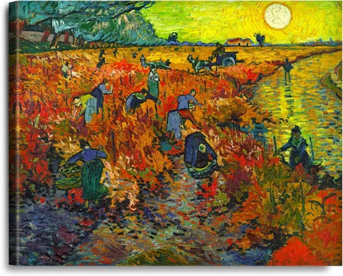 Miniatura 136 de A&T ARTWORK Noche estrellada sobre el Ródano de Vincent Van Gogh. Tamaño del marco: 36 x 30 pulgadas, tamaño de la imagen: 30 x 24 pulgadas