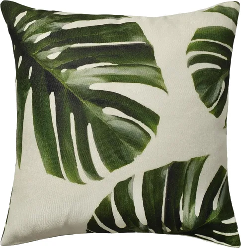 Miniatura 36 de Fab Habitat Almohadas para interiores y exteriores hechas de hilo de poliéster reciclado, resistente a las manchas, lavable a máquina, inserto Ondas