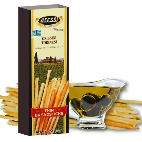 Miniatura 7 de Alessi Palitos de Pan con Ajo, 4.4 onzas (paquete de 1)