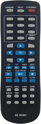 Miniatura 2 de SE-R0301 Reemplazo de control remoto SER0301 para Toshiba DVD Player SD-4100 SD-4200 SD-4200KC SD-4200KU SD-K790KU SD-4100KU SD-4300 SD-4300KU