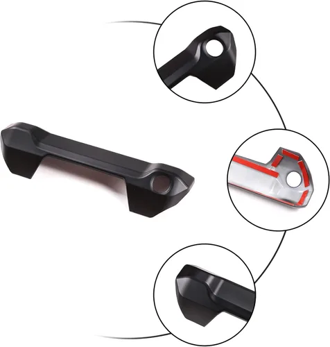 Miniatura 7 de HAPPYHORSE Funda para manija de puerta trasera de automóvil compatible con Toyota @Tundra 2022-2024 para puerta trasera de automóvil, cubierta