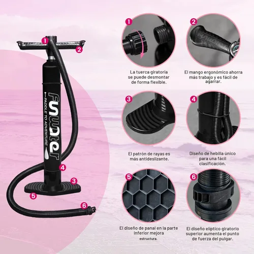 Miniatura 6 de FunWater Inflatable Ultra-Light Stand Up Paddle Board for All Skill Levels with Premium SUP Paddleboard Accessories,Non-Slip Comfort Deck for Youth