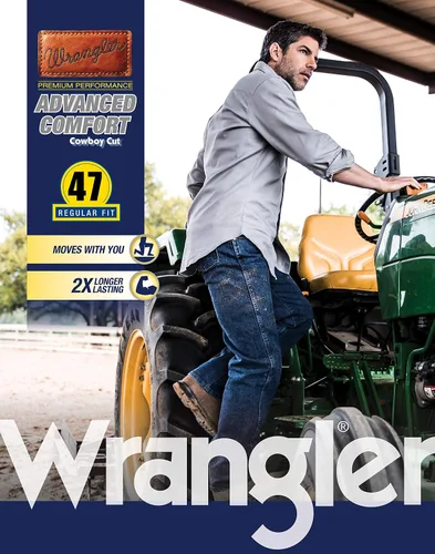 Miniatura 5 de Wrangler Hombre Big & Tall Advanced Comfort cowboy-cut Regular-Fit Jean