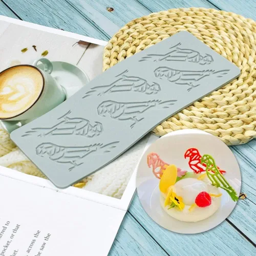 Miniatura 13 de Molde de silicona de hojas huecas de animales, caramelo de chocolate 3D hueco de abeja/pájaro/caracol/vaca, decoración de pastel de azúcar, parte