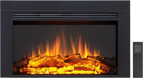 LegendFlame Jaden - Inserto de chimenea eléctrica de 36 pulgadas de ancho x 22 pulgadas de alto (EF376) con kit de moldura frontal, sonido