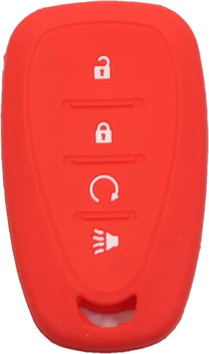 Miniatura 3 de Funda protectora de goma de silicona con 4 botones, compatible con Chevy Chevrolet Bolt, Camaro, Equinox, Sonic, Trax, Volt, Cruze, Traverse, 2