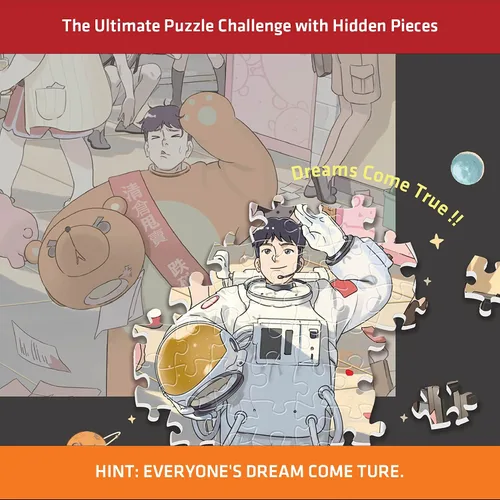 Miniatura 2 de Pintoo Rompecabezas de la serie Imagination de 2000 piezas para adultos – Maiya – Dreams Come Challenge con piezas de rompecabezas ocultas que
