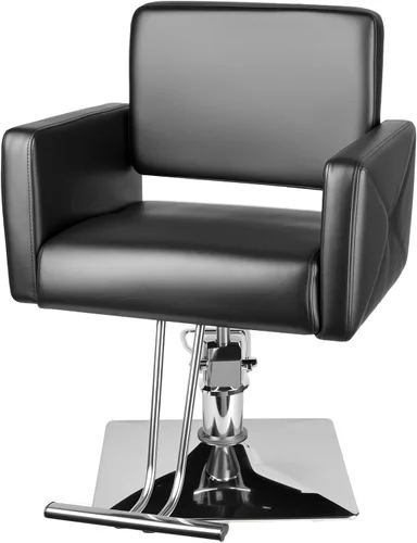 Roixeeds Silla de salón hidráulica de alta resistencia, color negro, altura ajustable, giro de 360 grados, soporta 300 libras, ideal para estilistas