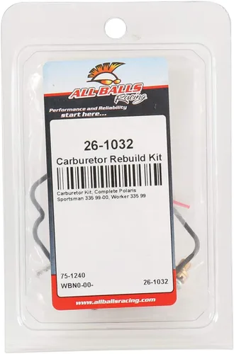 Miniatura 5 de All Balls Kit de reparación de carburador 26-1032 (26-1032 Polaris Sportsman 335 1999-2000)