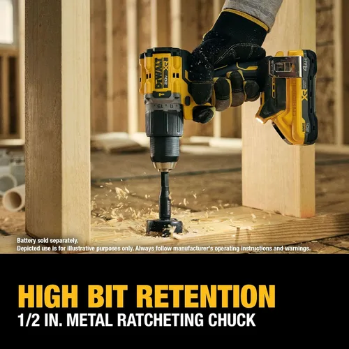 Miniatura 9 de DEWALT Taladro de martillo inalámbrico de 1/2 pulgada sin escobillas MAX XR® de 20 V (solo herramienta) (DCD806B)