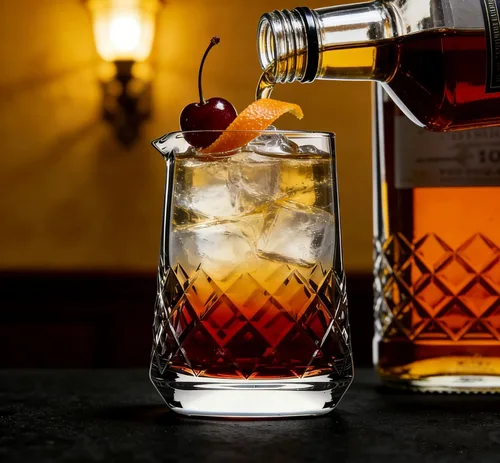Miniatura 2 de Homestia Vaso mezclador de cóctel de cristal de 25 onzas, juego de 3 con jigger & Pourer Jarra agitadora sin plomo con base pesada para Martini, Old