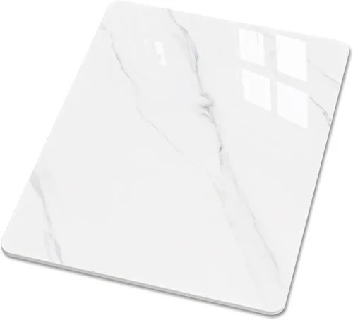 Miniatura 29 de Square Table Top, 19.6” White Sintered Stone Tabletop, DIY Replacement & Cover Marble Desktop, Scratch & Wear Resistant, Suitable for Indoor &
