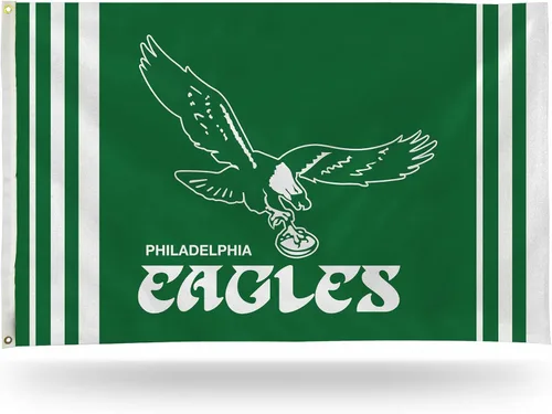 NFL Rico Industries - Bandera estándar de 3 x 5 pies, de una cara, para interior o exterior, decoración del hogar