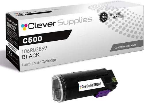 Miniatura 201 de CS compatible Xerox Phaser 6510/WorkCentre 6515 (106r03480) 2 cartuchos de tóner negro para Phaser 6510, WorkCentre 6515 2 negro