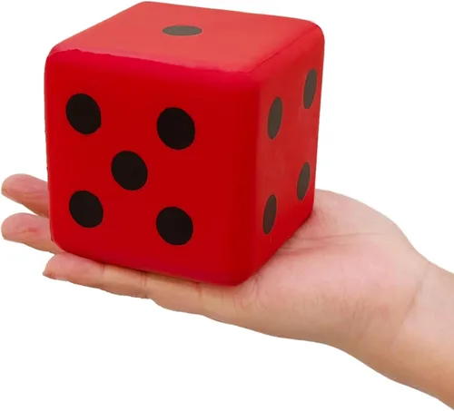 Miniatura 12 de Juguete de Dados de Espuma de 3.15 Pulgadas: Un Divertido Juguete Educativo de Dados Kawaii Lleno de Diversión para Juegos de Mesa Infantiles