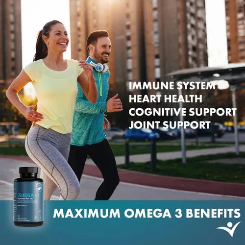 Miniatura 6 de Aceite de pescado Omega-3 Supreme 1400 mg. Certificado MSC +75% Omega-3s 1050 mg, 644/336, sin eructos de pescado y absorción mejorada Destilado