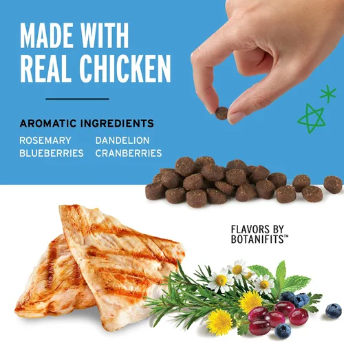 Miniatura 3 de Pet Botanics Bolsa de 10 oz de Recompensa de Entrenamiento Mini Suave y Masticable, Sabor a Pollo, con 500 Golosinas por Bolsa, La Elección