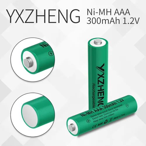 Miniatura 3 de Luces solares 8pcs AAA 300mAh NI-MH batería 1.2v recargable luces de jardín controladores (8xAAA)
