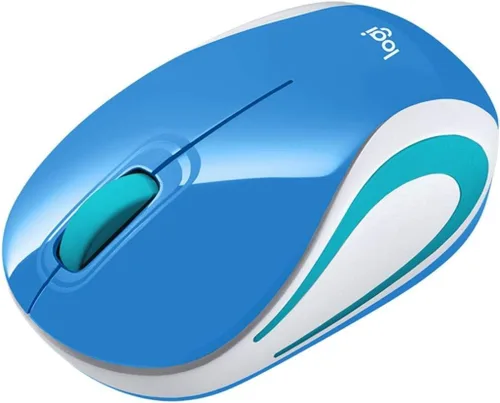 Miniatura 3 de Logitech Ratón Inalámbrico Mini M187 Ultraportátil, Seguimiento Óptico 1000 DPI, 3 Botones, PC/Mac/Laptop - Azul Palacio