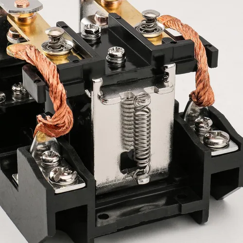 Miniatura 6 de Baomain Relé electrónico magnético de DC 12V 80A DPDT 2NO 2NC del voltaje de bobina de la retransmisión JQX-62F-2C del poder más elevado