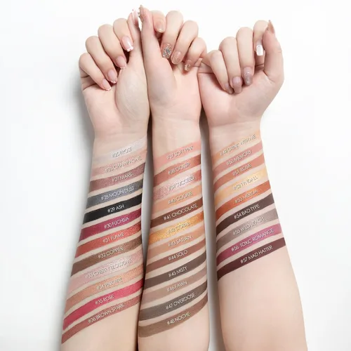 Miniatura 8 de FOCALLURE - Sombra de ojos en barra cremosa con acabado mate y brillante, lápiz iluminador suave y brillante para mujeres, maquillaje de sombra