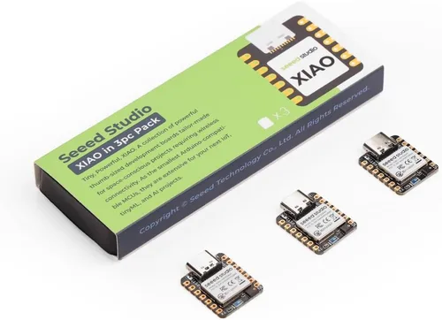Miniatura 10 de Seeed Studio XIAO nRF52840 Sense - Soporta Arduino/CircuitPython - Bluetooth 5.0 NFC con antena incorporada, MCU con IMU de 6 ejes Funciona