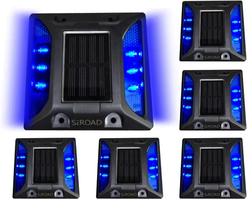 Miniatura 10 de Luz solar para cubierta de entrada, IP68 impermeable para exteriores, reflectores para exteriores, luz LED para muelle, pasarela, carril, porche