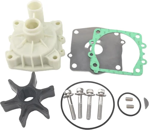 Miniatura 10 de 6N0-W0078 Kit de impulsor de bomba de agua para Yamaha fueraborda 2 tiempos de 6 8 HP 6G1-W0078-00-00 6G1-W0078-A1-00 Sierra 18-3460