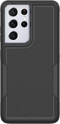 Miniatura 7 de Funda para Samsung Galaxy S21 Ultra: funda protectora de doble capa resistente para teléfono celular, a prueba de golpes, con protector de pantalla