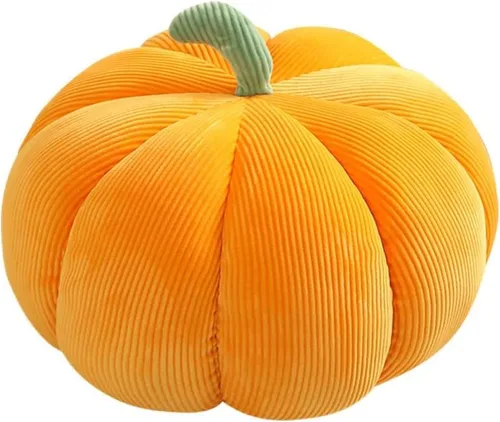 AZCHEN Almohada decorativa de calabaza para sofá cama, muebles de patio (7.1 in, naranja)